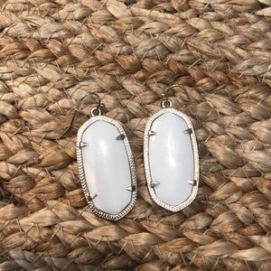 Solid White Dani Kendra Scott Earrings